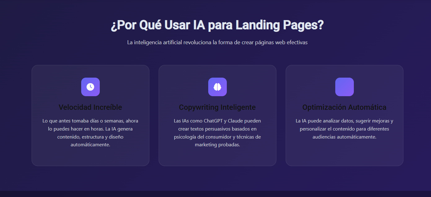 Cómo Crear Landing Pages Profesionales con Inteligencia Artificial: Guía Paso a Paso (2025)
