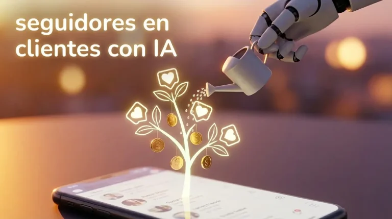 Cómo convertir seguidores en clientes con IA (Sin vender agresivamente)